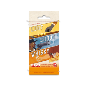 Minnys – Loot Shoot Whisky Familienspiel NSV - Nürnberger Spielkarten Verlag