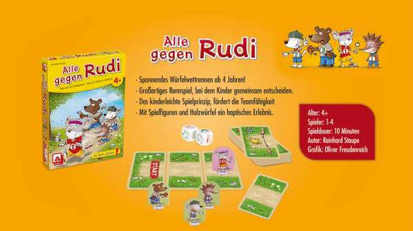 Alle gegen Rudi Grundspiel NSV - Nürnberger Spielkarten Verlag
