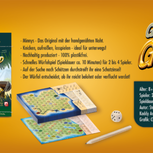 Minnys – Go for Gold Familienspiel NSV - Nürnberger Spielkarten Verlag