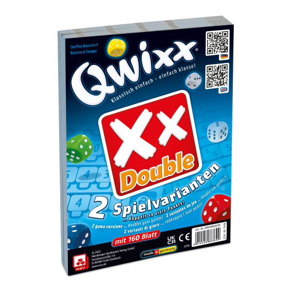 Qwixx – Double Zusatzblöcke ab 8 Jahren NSV - Nürnberger Spielkarten Verlag