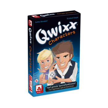 Qwixx – Characters EN NSV - Nürnberger Spielkarten Verlag