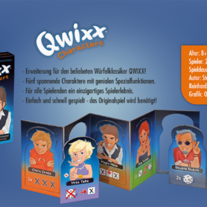 Qwixx – Characters ES NSV - Nürnberger Spielkarten Verlag