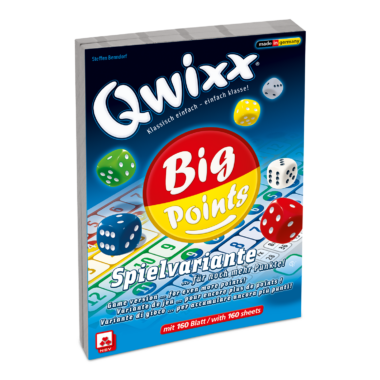 Qwixx – Big Points Zusatzblöcke Jugendliche NSV - Nürnberger Spielkarten Verlag