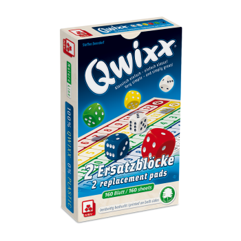 Qwixx – Natureline Ersatzblöcke Erwachsene NSV - Nürnberger Spielkarten Verlag