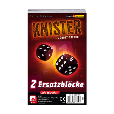 Knister Ersatzblöcke ab 8 Jahren NSV - Nürnberger Spielkarten Verlag