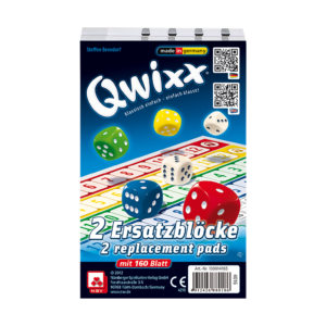 Qwixx – Original Ersatzblöcke Familienspiele NSV - Nürnberger Spielkarten Verlag