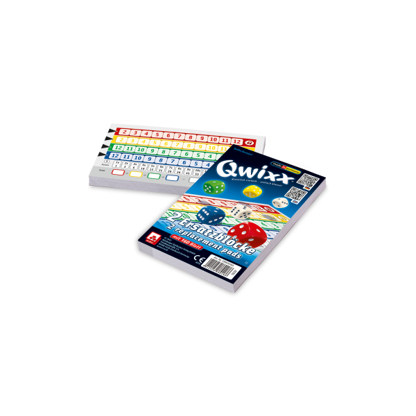 Qwixx – Original Ersatzblöcke Würfelspiel NSV - Nürnberger Spielkarten Verlag