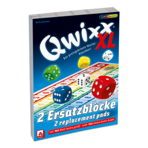 Qwixx XL Ersatzblöcke Ersatzblock NSV - Nürnberger Spielkarten Verlag