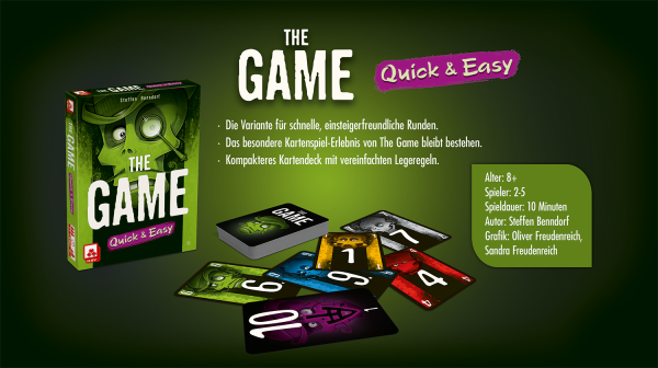 The Game – Quick and Easy Kartenspiele NSV - Nürnberger Spielkarten Verlag