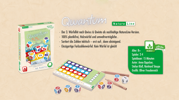 Qwantum – Natureline ab 8 Jahren NSV - Nürnberger Spielkarten Verlag