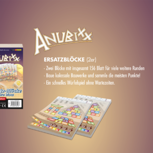 Anubixx replacement blocks Nürnberger-Spielkarten-Verlag GmbH NSV - Nürnberger Spielkarten Verlag