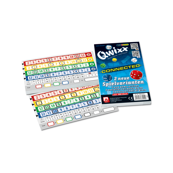Qwixx – Connected Zusatzblöcke ab 8 Jahren NSV - Nürnberger Spielkarten Verlag