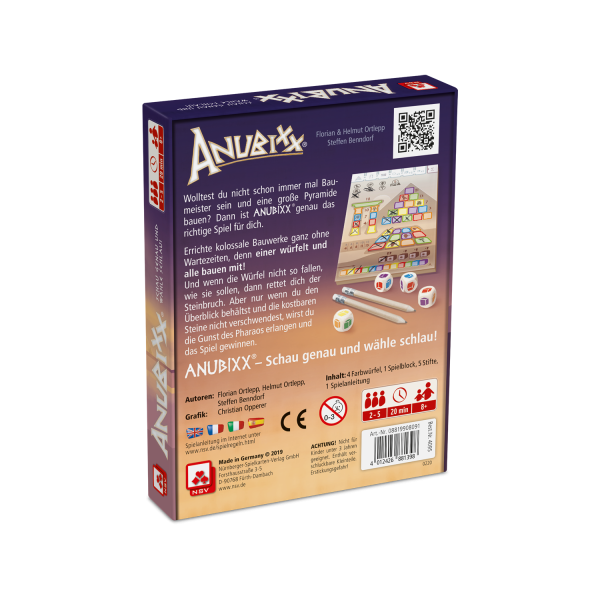Anubixx ab 8 Jahren NSV - Nürnberger Spielkarten Verlag